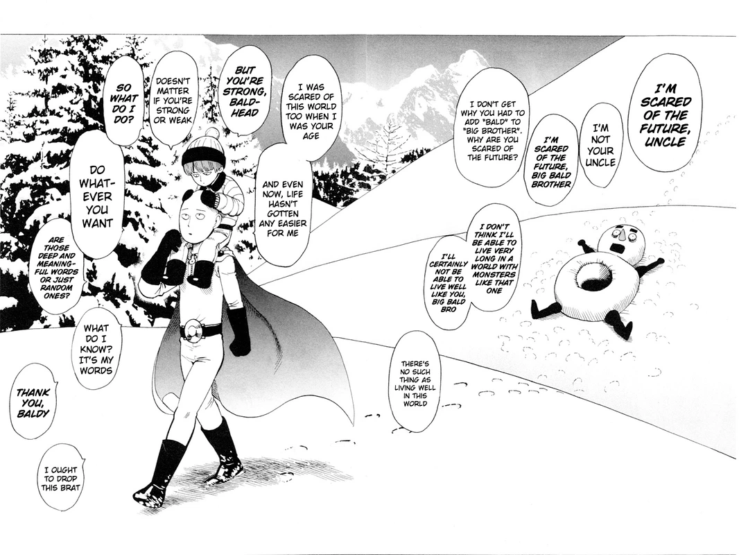 One Punch Man Manga Chapter 8.5 page 22 - 200 Yen | Volume 1 Extras