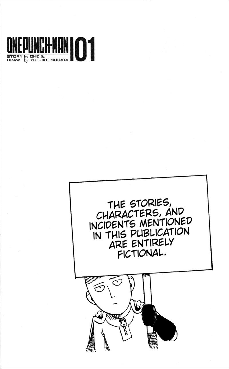 One Punch Man Manga Chapter 8.5 page 29 - 200 Yen | Volume 1 Extras