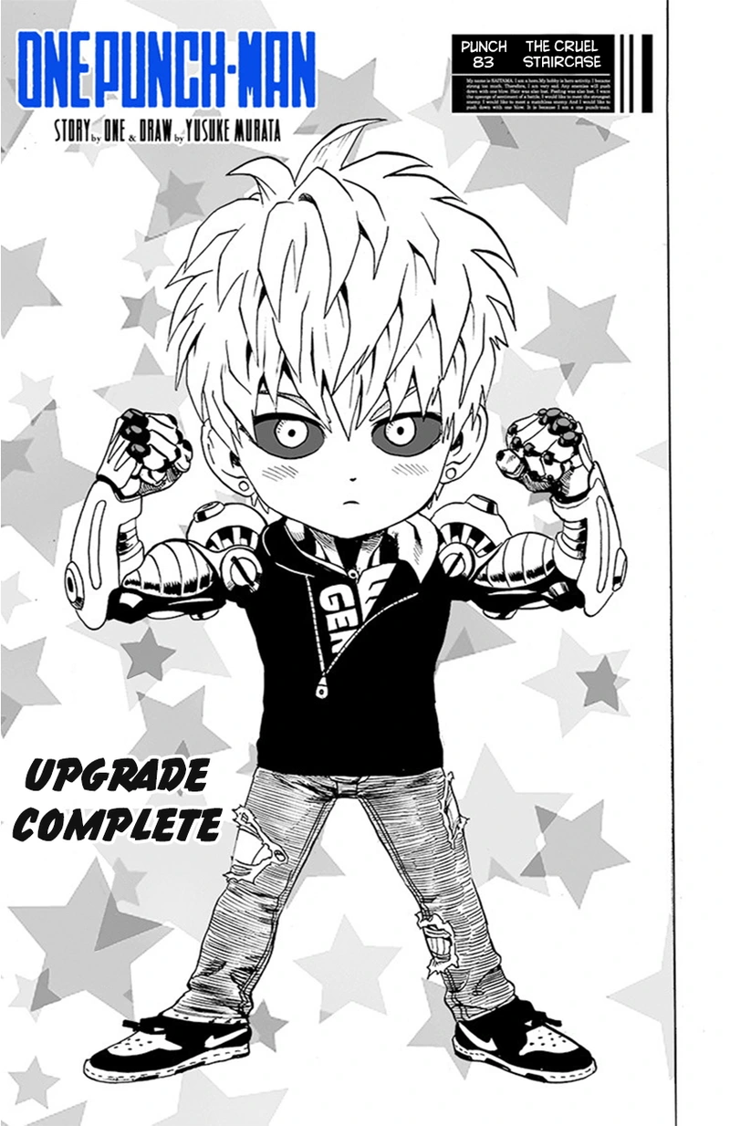 One Punch Man Manga Chapter 83 page 1 - The Cruel Staircase