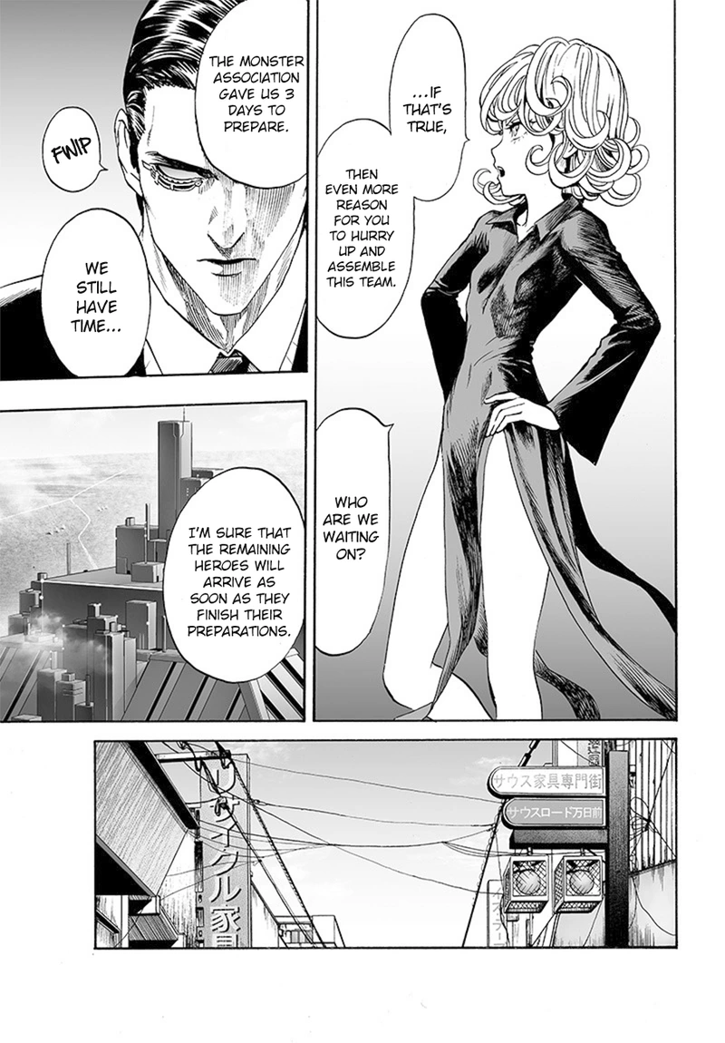 One Punch Man Manga Chapter 85 page 13 - Is it Because I'm Caped Baldy?