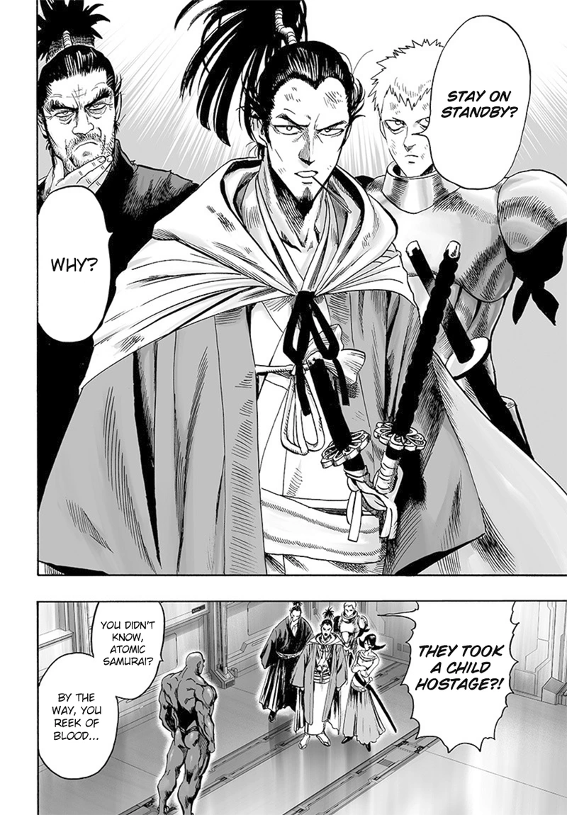 One Punch Man Manga Chapter 85 page 16 - Is it Because I'm Caped Baldy?
