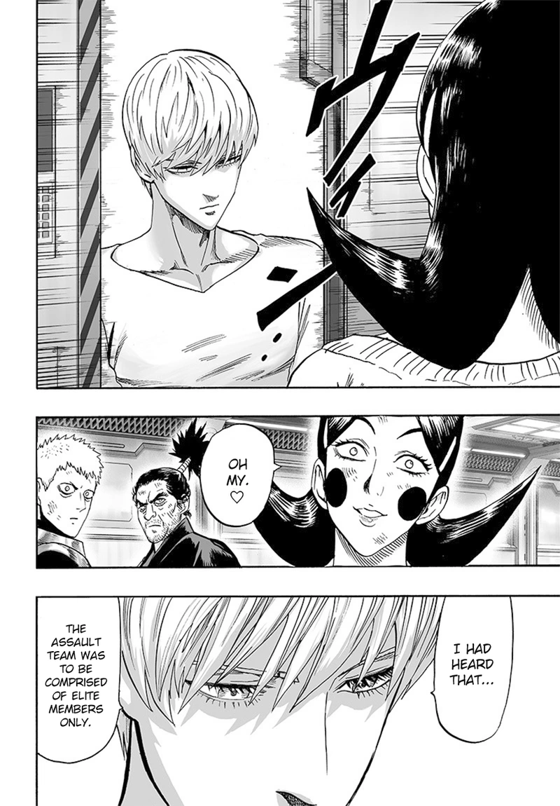 One Punch Man Manga Chapter 85 page 18 - Is it Because I'm Caped Baldy?