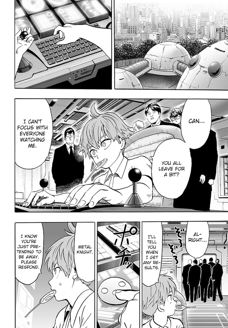 One Punch Man Manga Chapter 85 page 24 - Is it Because I'm Caped Baldy?