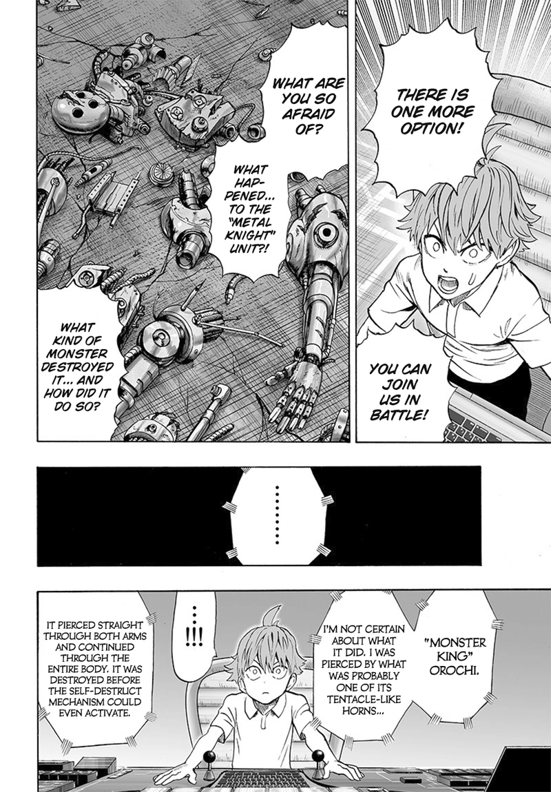 One Punch Man Manga Chapter 85 page 26 - Is it Because I'm Caped Baldy?