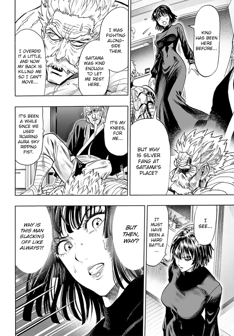 One Punch Man Manga Chapter 85 page 34 - Is it Because I'm Caped Baldy?