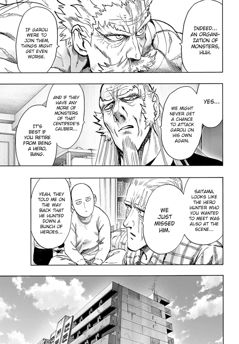 One Punch Man Manga Chapter 85 page 39 - Is it Because I'm Caped Baldy?