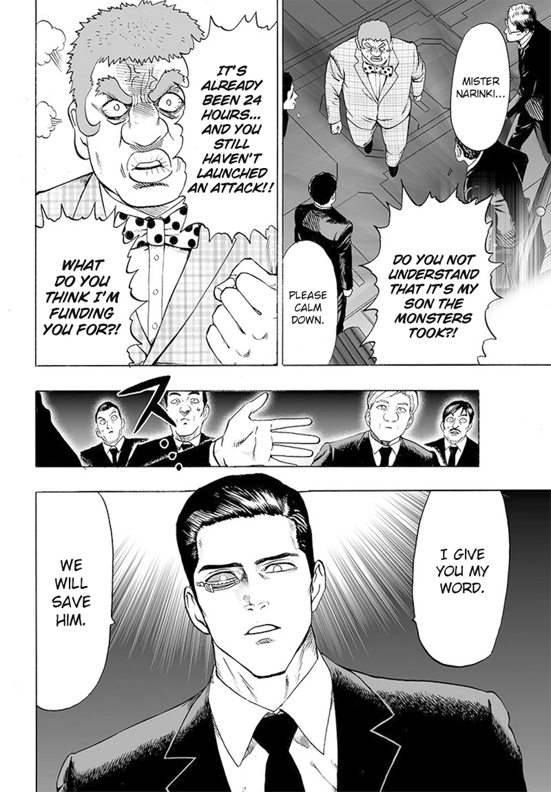 One Punch Man Manga Chapter 85 page 6 - Is it Because I'm Caped Baldy?