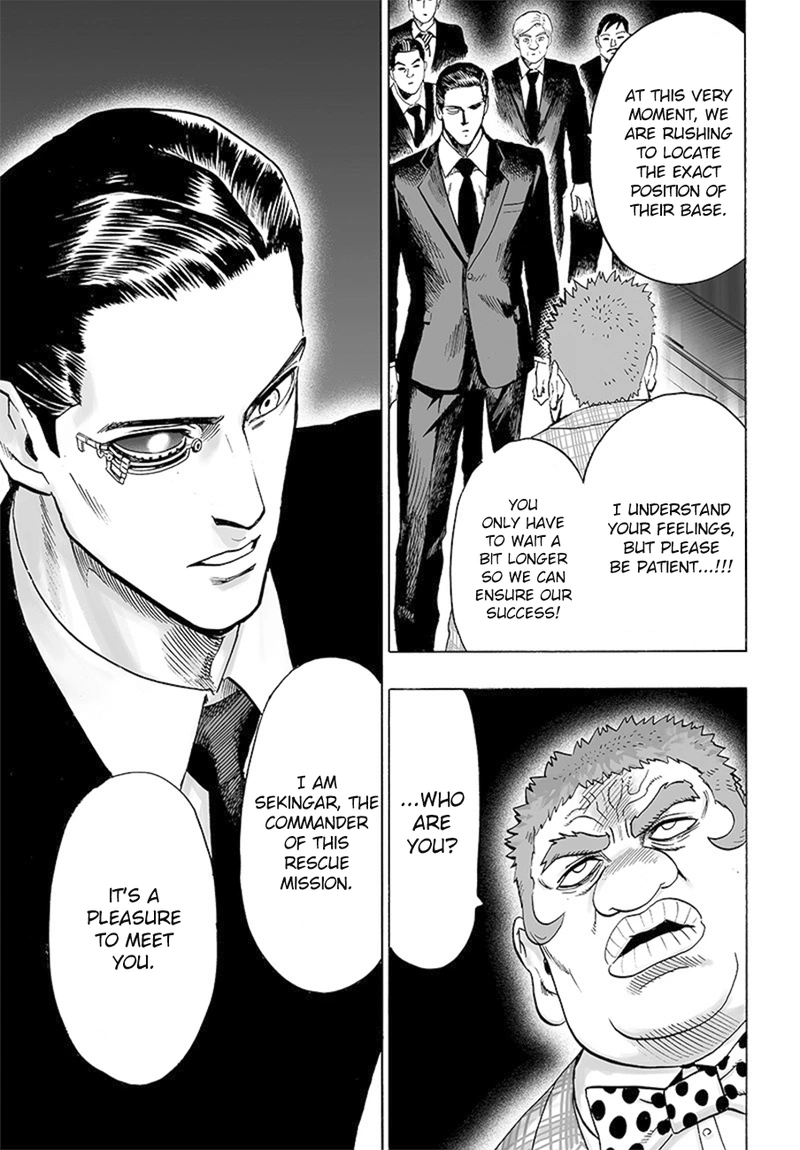 One Punch Man Manga Chapter 85 page 7 - Is it Because I'm Caped Baldy?