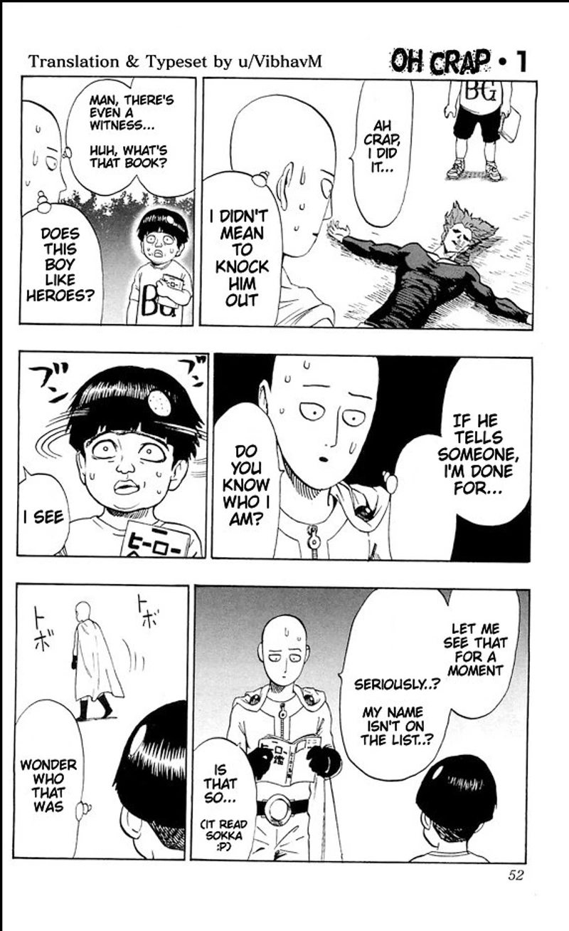 One Punch Man Manga Chapter 89.5 page 6 - Volume 18 Extras