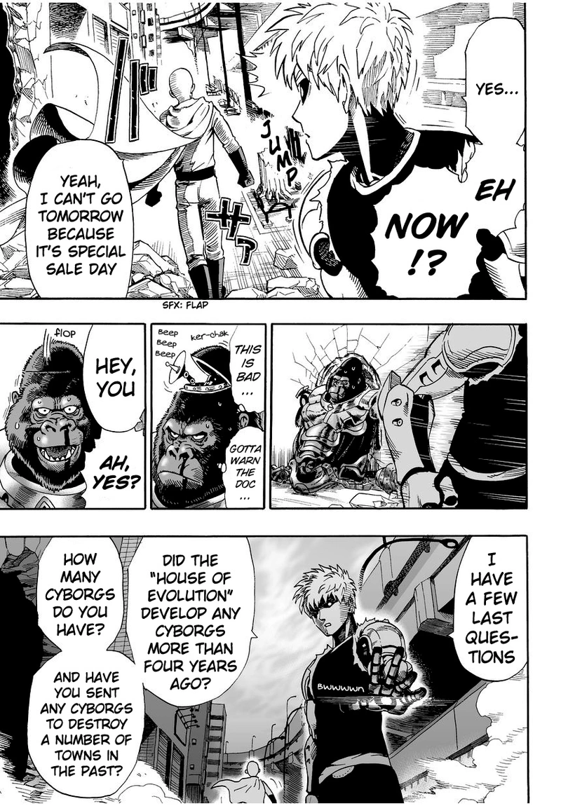 One Punch Man Manga Chapter 9 page 9 - House of Evolution