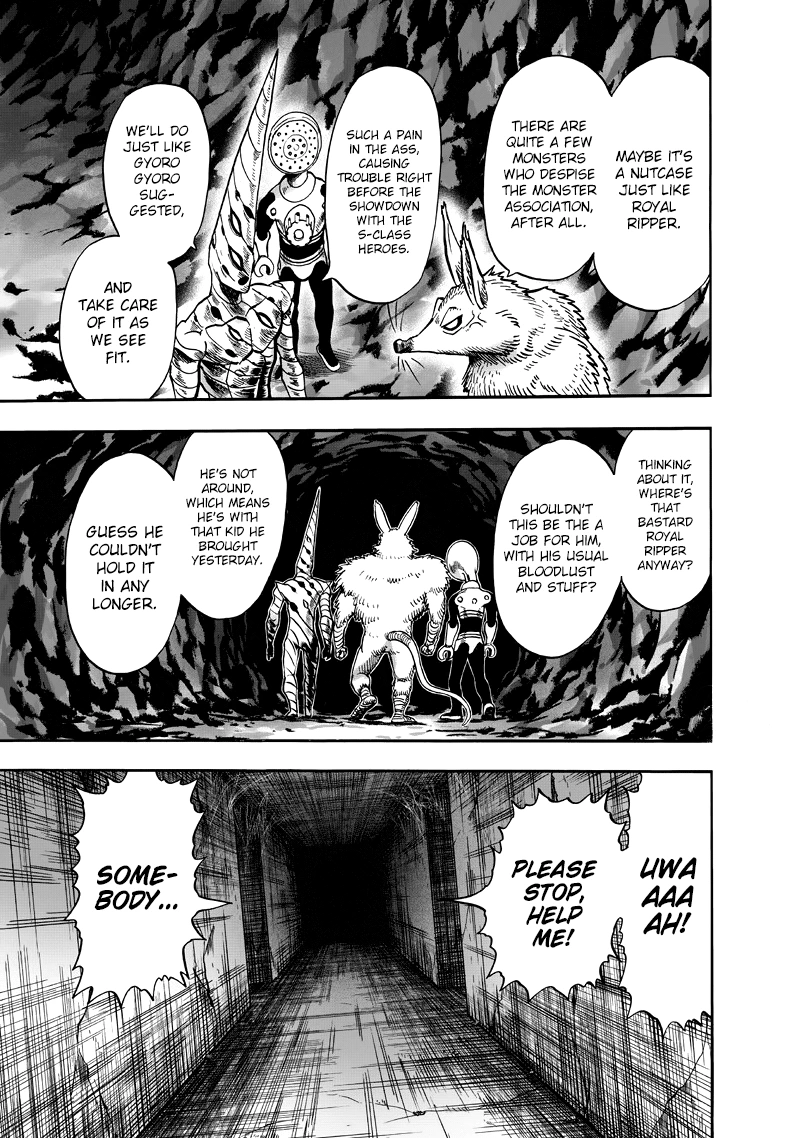 One Punch Man Manga Chapter 90 page 29 - Because I'm a Monster