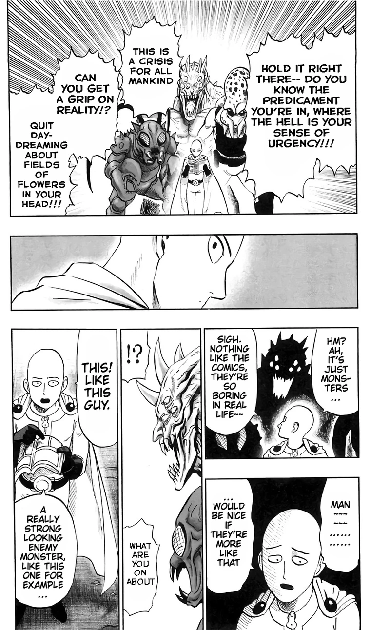 One Punch Man Manga Chapter 92.5 page 6 - Reality Punch | Volume 19 Extras