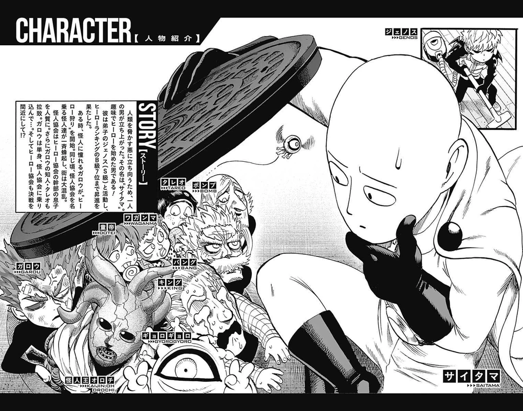 One Punch Man Manga Chapter 94.5 page 11 - Owned Items | Volume 20 Extras